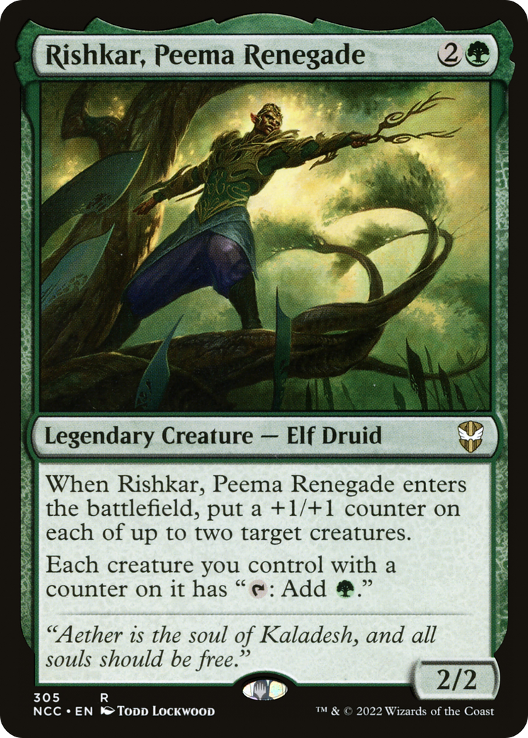 {R} Rishkar, Peema Renegade [Streets of New Capenna Commander][NCC 305]