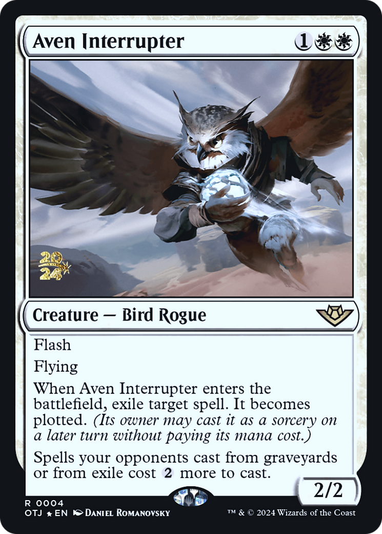 {@R} Aven Interrupter [Outlaws of Thunder Junction Prerelease Promos][PR OTJ 004]