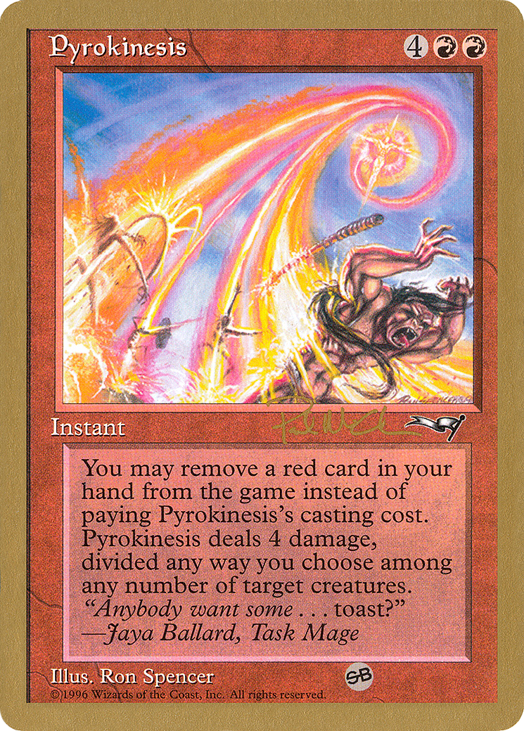 {C} Pyrokinesis (Paul McCabe) (SB) [World Championship Decks 1997][GB WC97 PM78SB]