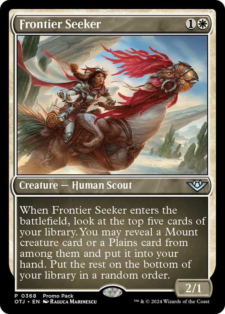 {@C} Frontier Seeker (Promo Pack) [Outlaws of Thunder Junction Promos][OTJ 368]