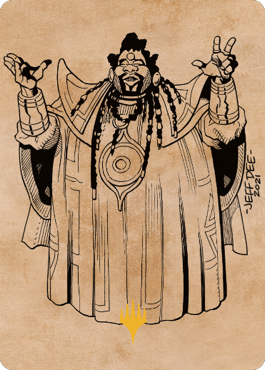 {A} Alaundo the Seer Art Card (Gold-Stamped Signature) [Commander Legends: Battle for Baldur's Gate Art Series][GS ACLB 061]