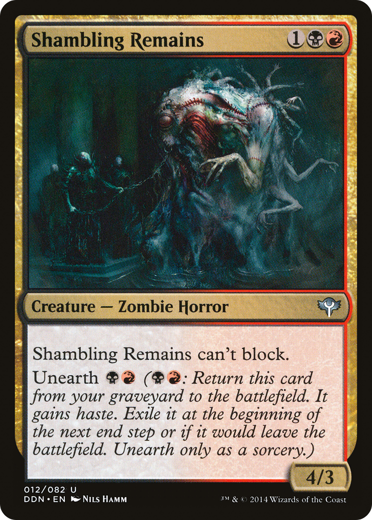 {C} Shambling Remains [Duel Decks: Speed vs. Cunning][DDN 012]