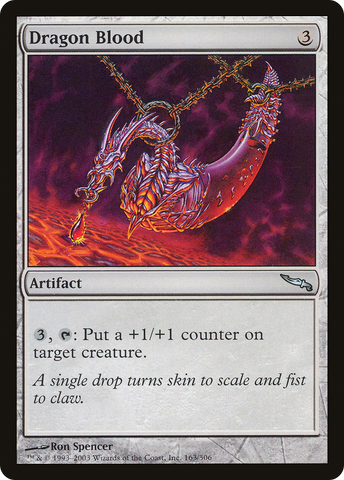 {C} Dragon Blood [Mirrodin][MRD 163]