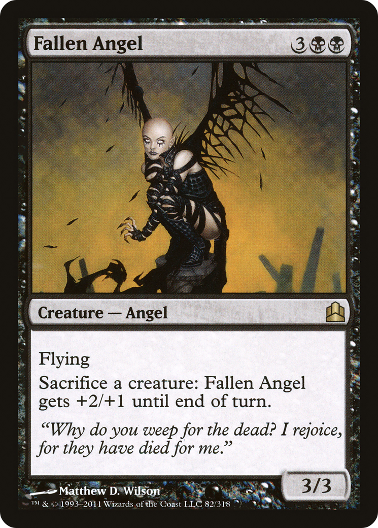 {R} Fallen Angel [Commander 2011][CMD 082] - Misty Mountain Games