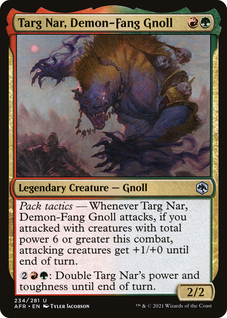 {C} Targ Nar, Demon-Fang Gnoll [Dungeons & Dragons: Adventures in the Forgotten Realms][AFR 234]