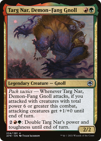 {C} Targ Nar, Demon-Fang Gnoll [Dungeons & Dragons: Adventures in the Forgotten Realms][AFR 234]