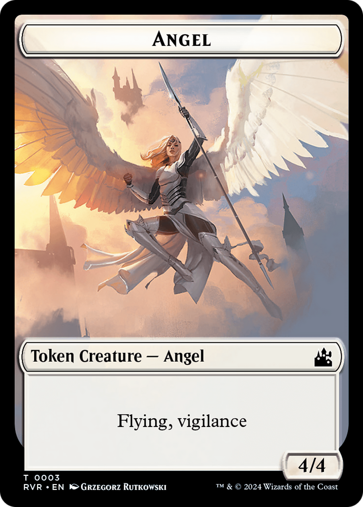 {T} Angel Token (0003) [Ravnica Remastered Tokens][TRVR 003]