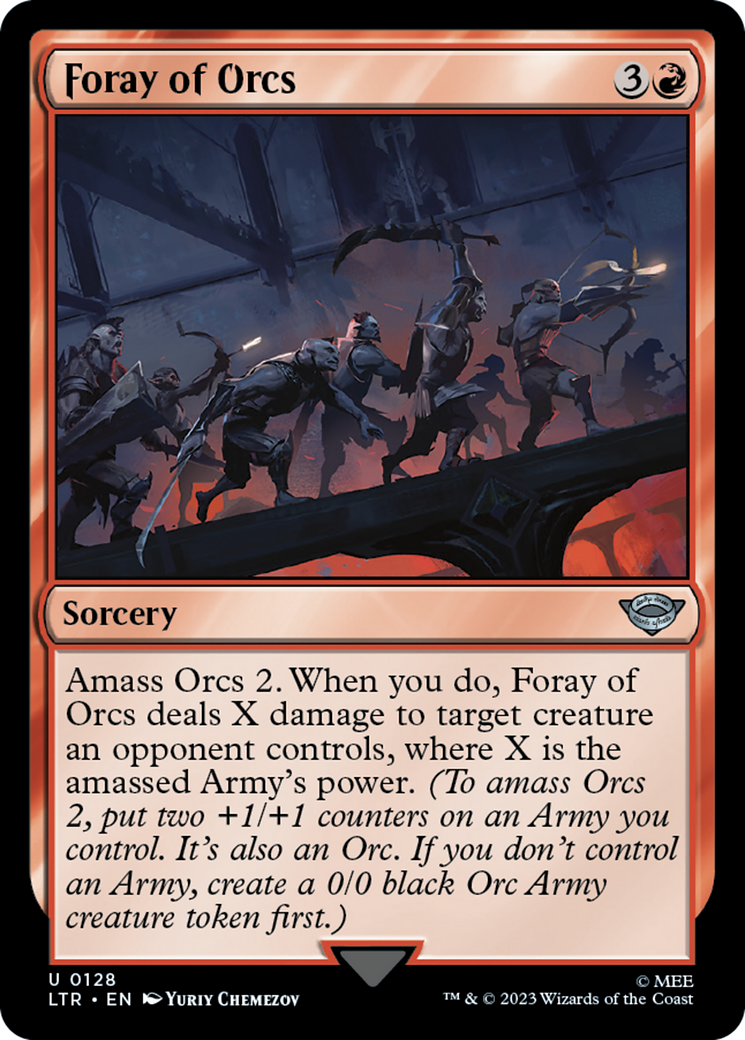 {C} Foray of Orcs [The Lord of the Rings: Tales of Middle-Earth][LTR 128]