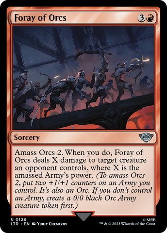 {C} Foray of Orcs [The Lord of the Rings: Tales of Middle-Earth][LTR 128]
