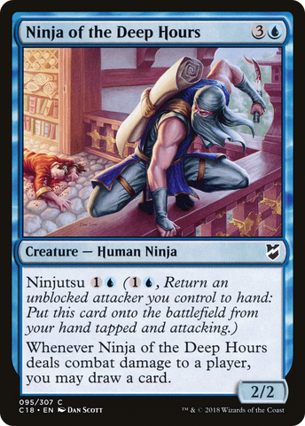 {C} Ninja of the Deep Hours [Commander 2018][C18 095]