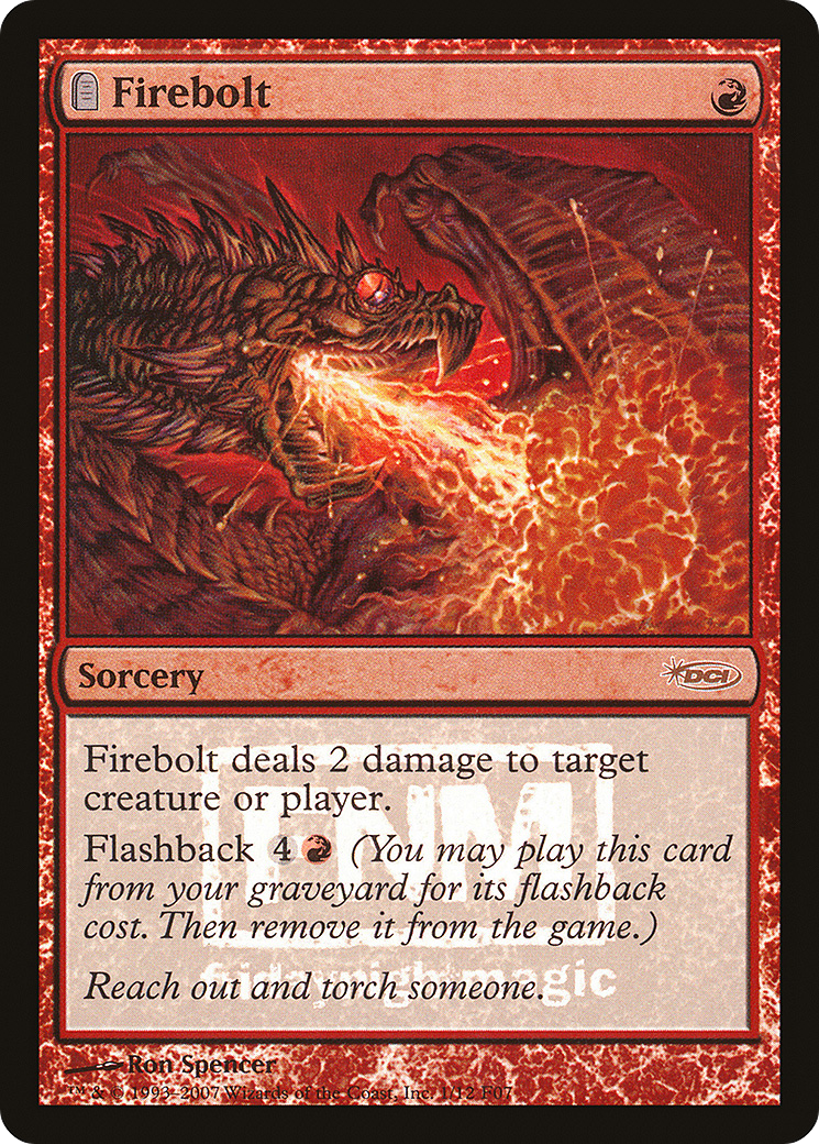 {R} Firebolt [Friday Night Magic 2007][PA F07 001] - Misty Mountain Games