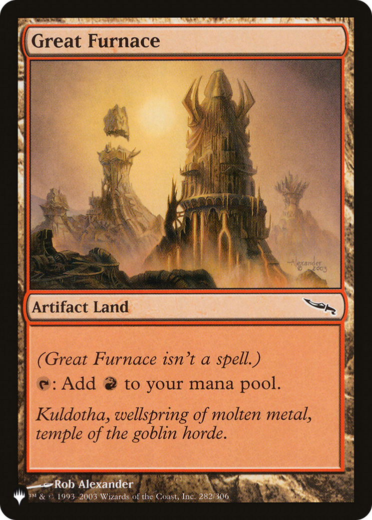 Great Furnace (MRD) [LIST 282/306]  Foil