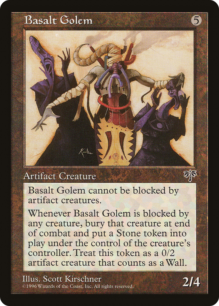 {C} Basalt Golem [Mirage][MIR 294]