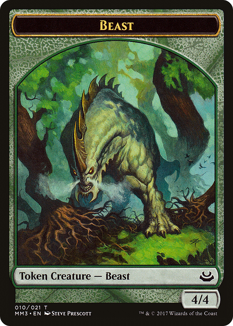 {T} Beast Token (010/021) [Modern Masters 2017 Tokens][TMM3 010]