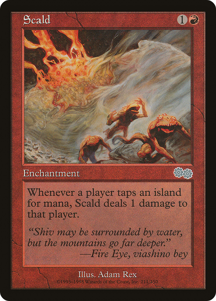 {C} Scald [Urza's Saga][USG 211]