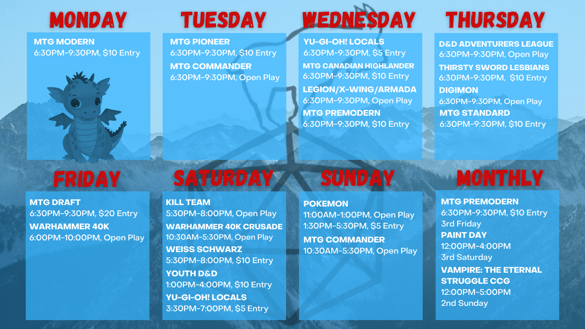 Misty Mountain Games Madison Wisconsin