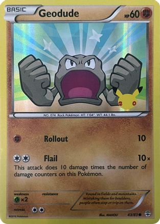 [PKM] Geodude (Stamped) (043/083) Holofoil [Generations]