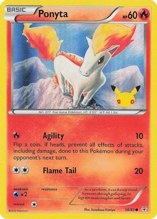 [PKM] Ponyta (014/083) [Celebrations: 25th Anniversary]