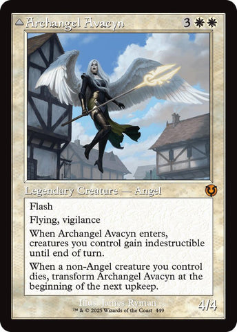 {R} Archangel Avacyn // Avacyn, the Purifier (Retro Frame) [Innistrad Remastered][INR 449]
