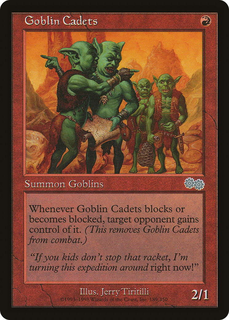 {C} Goblin Cadets [Urza's Saga][USG 189]