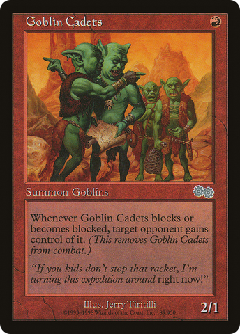 {C} Goblin Cadets [Urza's Saga][USG 189]