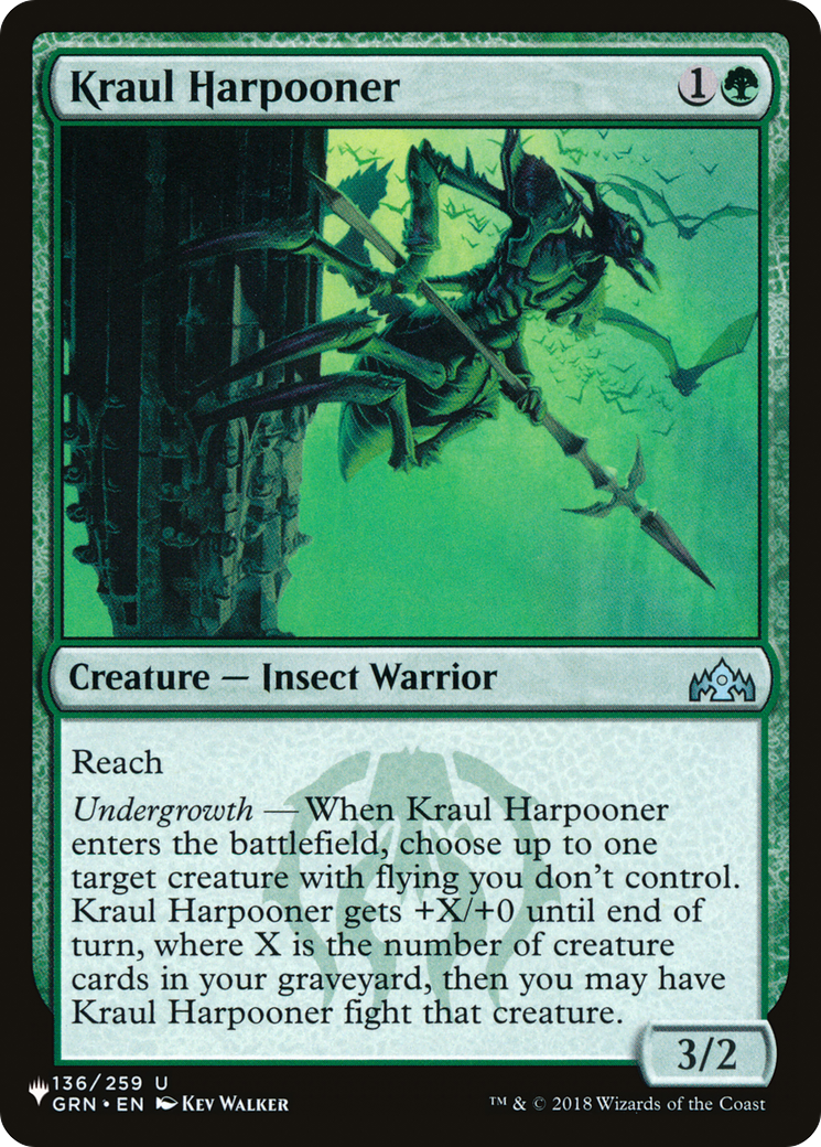 {C} Kraul Harpooner [LIST GRN-136]