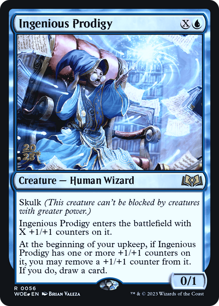 {@R} Ingenious Prodigy [Wilds of Eldraine Prerelease Promos][PR WOE 056]