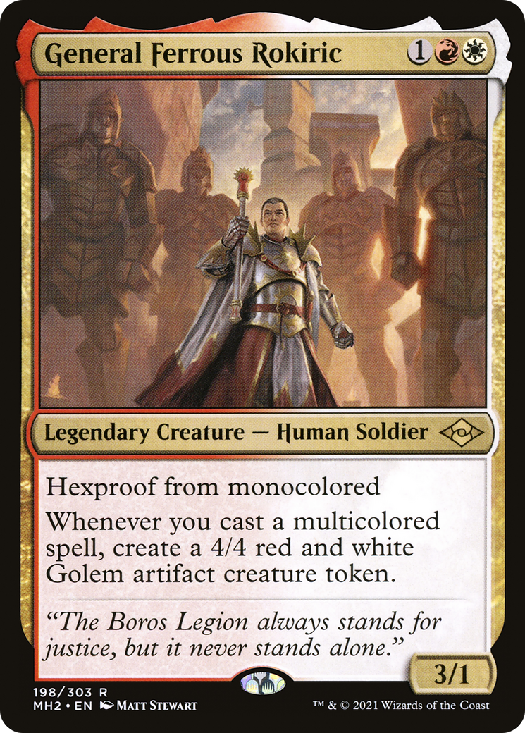 {R} General Ferrous Rokiric [Modern Horizons 2][MH2 198]