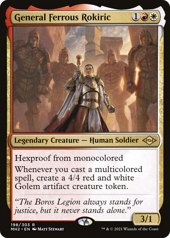{R} General Ferrous Rokiric [Modern Horizons 2][MH2 198]