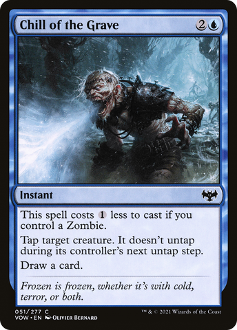 {C} Chill of the Grave [Innistrad: Crimson Vow][VOW 051]