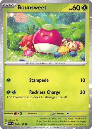 [PKM] Bounsweet (016/197) (Cosmos Holo) [Miscellaneous Cards]