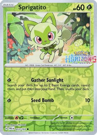 [PKM] Sprigatito (012/193) [Miscellaneous Cards]
