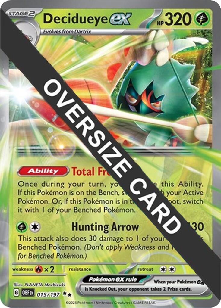 [PKM] Decidueye ex (015/197) (Jumbo Card) [Miscellaneous Cards]