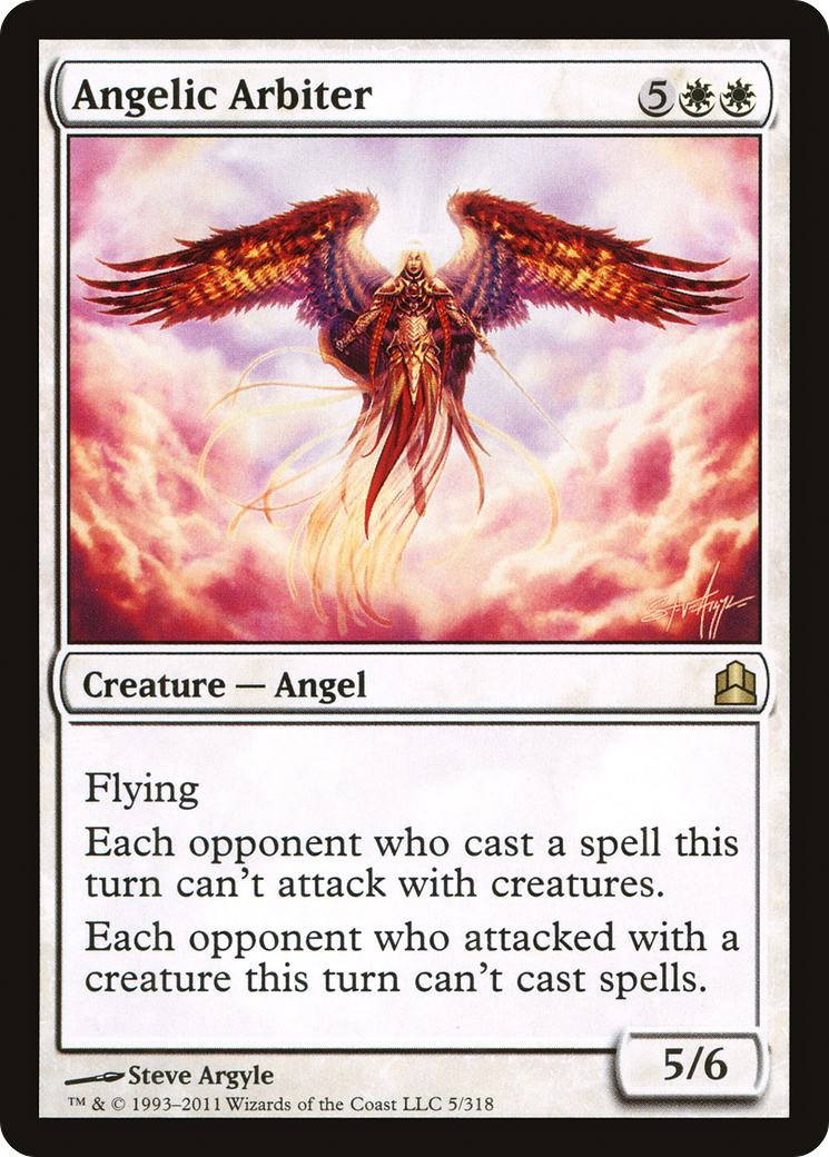 {R} Angelic Arbiter [Commander 2011][CMD 005]