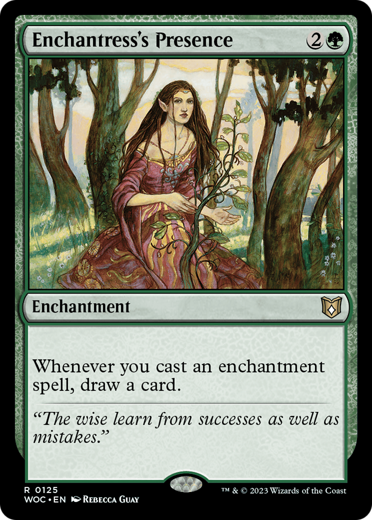 {R} Enchantress's Presence [Wilds of Eldraine Commander][WOC 125]