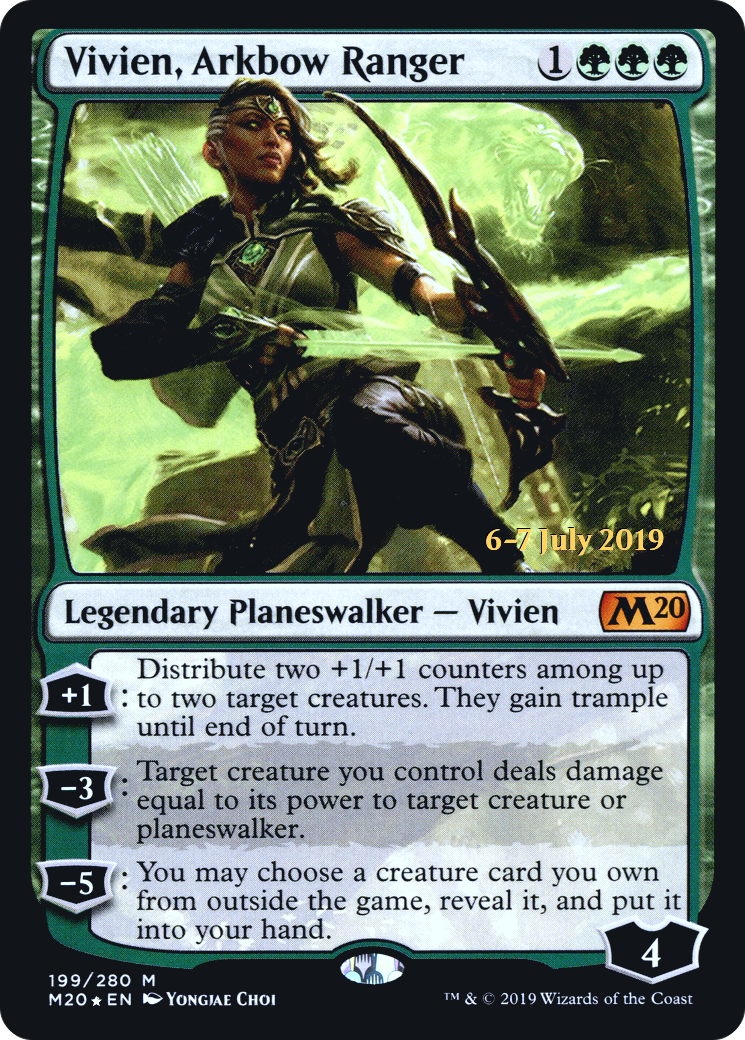 {R} Vivien, Arkbow Ranger [Core Set 2020 Prerelease Promos][PR M20 199]