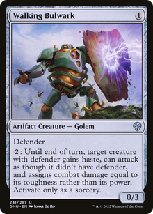 {C} Walking Bulwark [Dominaria United][DMU 241]