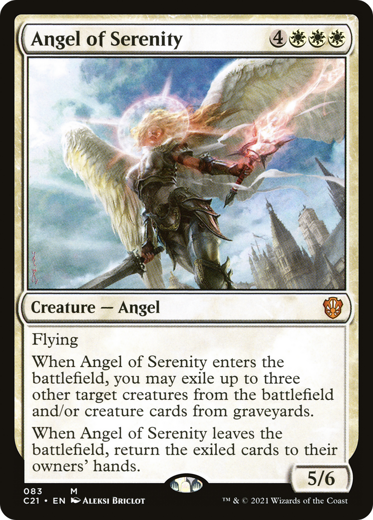 {R} Angel of Serenity [Commander 2021][C21 083]