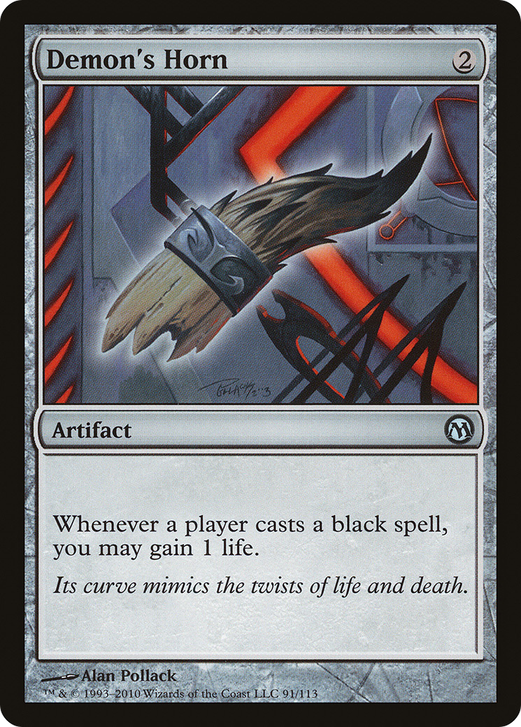 {C} Demon's Horn [Duels of the Planeswalkers][DPA 091]