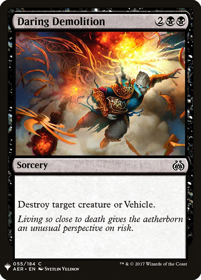 {C} Daring Demolition [Mystery Booster][MB1 AER 055]