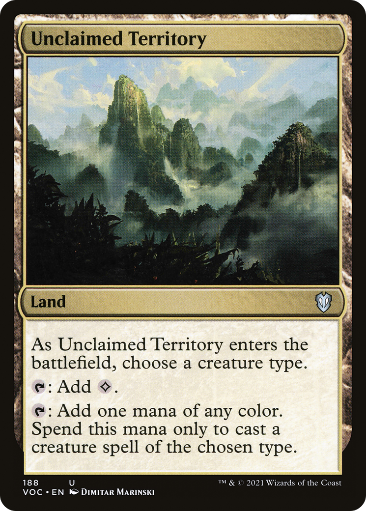 {C} Unclaimed Territory [Innistrad: Crimson Vow Commander][VOC 188]