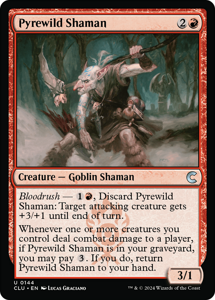 {C} Pyrewild Shaman [Ravnica: Clue Edition][CLU 144]