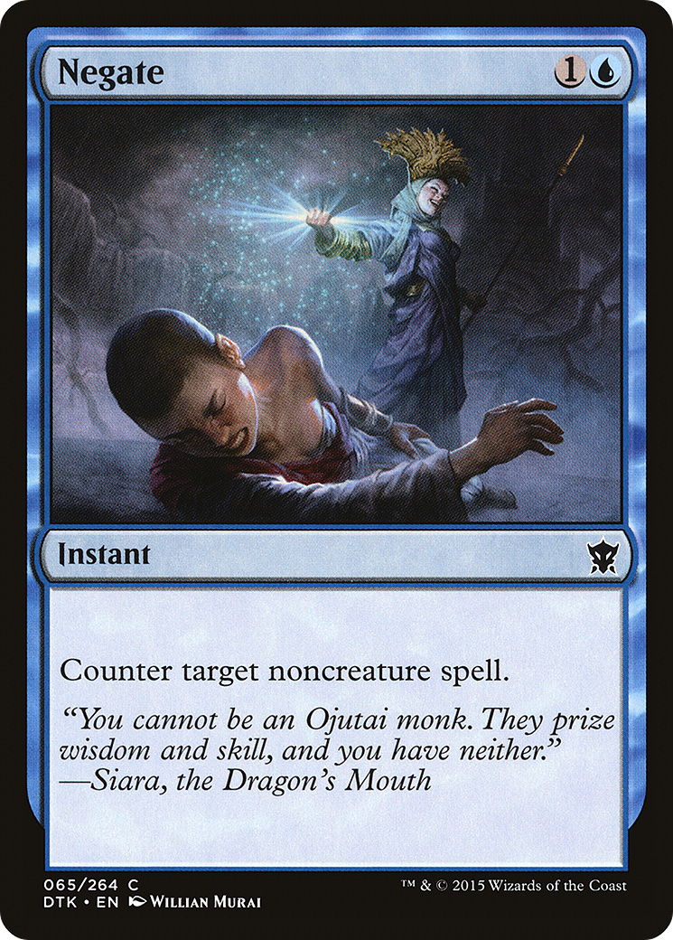 {C} Negate [Dragons of Tarkir][DTK 065]
