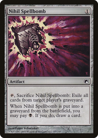 {C} Nihil Spellbomb [Scars of Mirrodin][SOM 187]