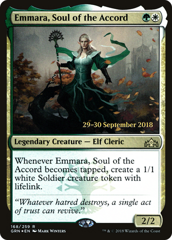 {R} Emmara, Soul of the Accord [Guilds of Ravnica Prerelease Promos][PR GRN 168]