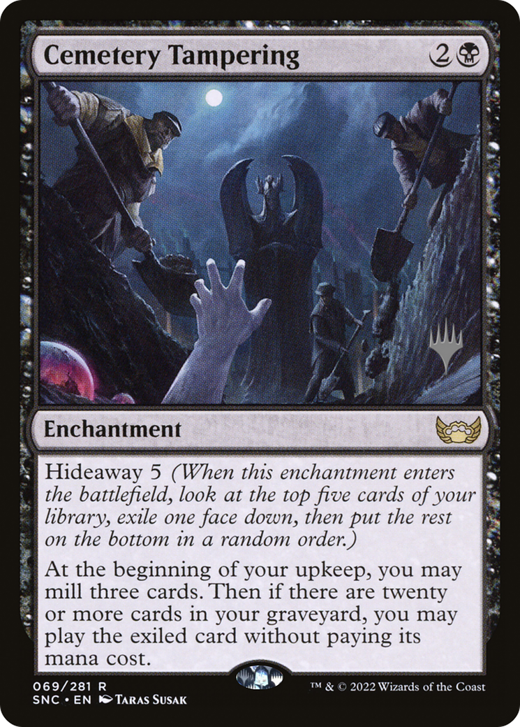 {R} Cemetery Tampering (Promo Pack) [Streets of New Capenna Promos][PP SNC 069]
