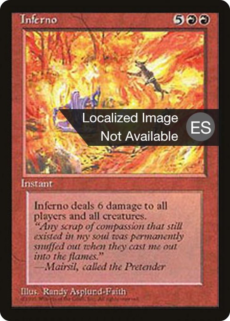 {F} Inferno [Fourth Edition (Foreign Black Border)][FBB 4ED 205]
