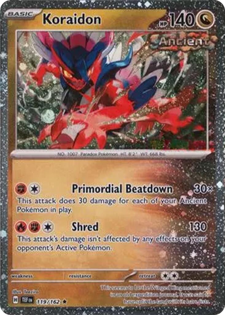 [PKM] Koraidon (119/162) (Cosmos Holo) [Miscellaneous Cards]