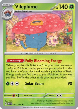 [PKM] Vileplume (045/165) (Theme Deck Exclusive) [Scarlet & Violet 151]