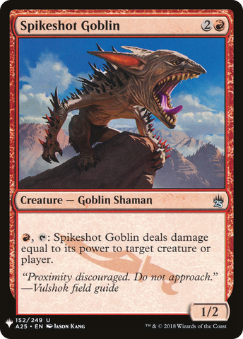 {C} Spikeshot Goblin [Mystery Booster][LS A25 152]